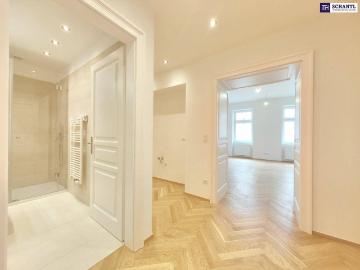 MEIN GARTEN IST DER AUGARTEN + HELLE ALTBAUWOHNUNG + INNENHOFLAGE + Komplett saniert + befristet vermietet