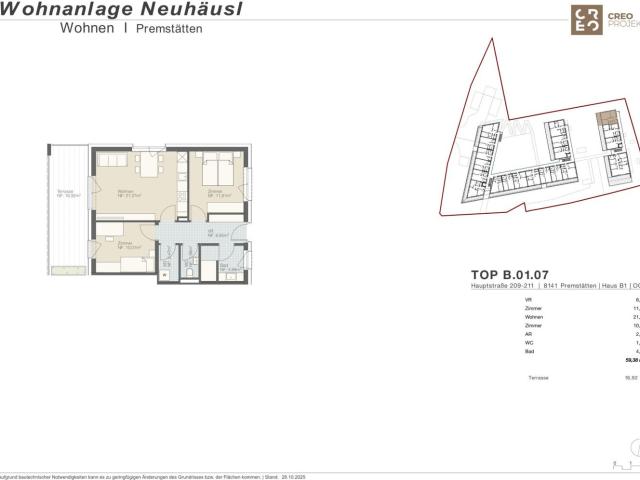 Reserviert Mein Zuhause in Premstätten Kompakte 3 Zimmer Wohnung mit Terrasse Top_7