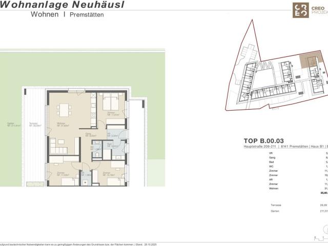 Reserviert Mein Zuhause in Premstätten Moderne 4 Zimmer Gartenwohnung mit Terrasse Top_3