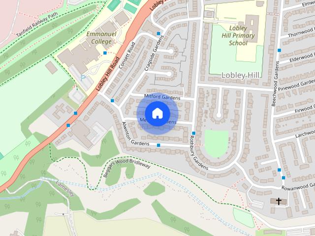Meldon Gardens, Lobley Hill, Gateshead