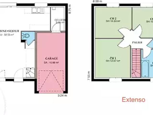 Melle 79500 Programme neuf maison neuf à vendre 4 pièces