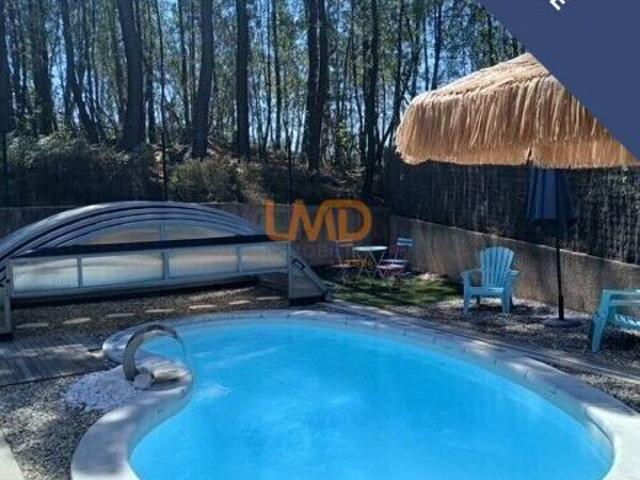 Mercuer – Maison T6 avec piscine, terrasses et grand garage
