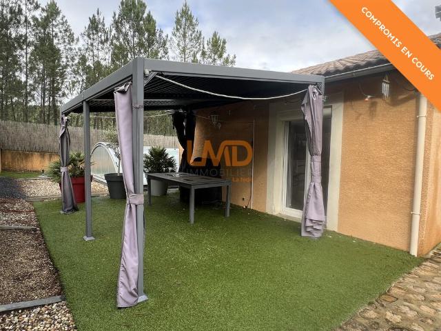 Mercuer – Maison T6 avec piscine, terrasses et grand garage
