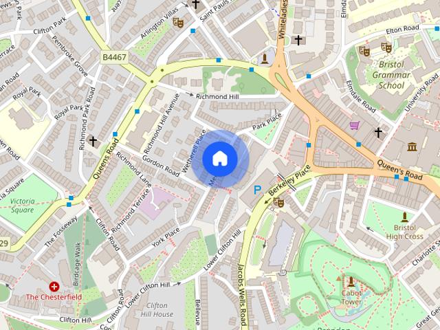 Meridian Place HFF, Hall Floor Flat, Clifton, Bristol, BS8