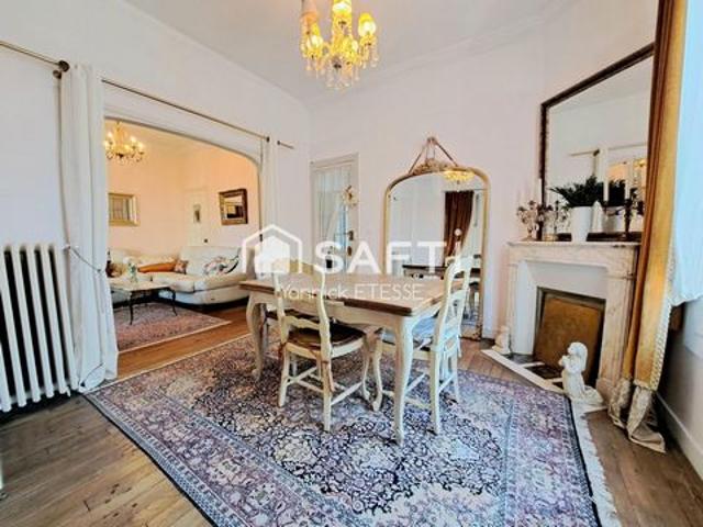 Demeure de caractère 165 m2, 5 chambres, 557 m² de terrain, gare ligne H à 7 mns à pied
