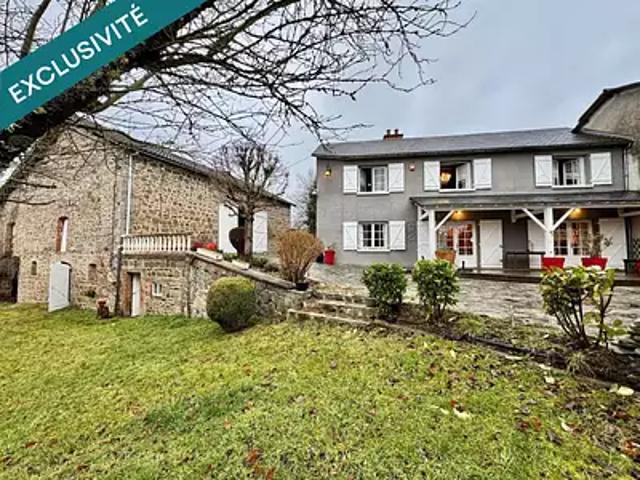 Mérinchal 23420 Achat / Vente maison 5 pièces t5 terrasse