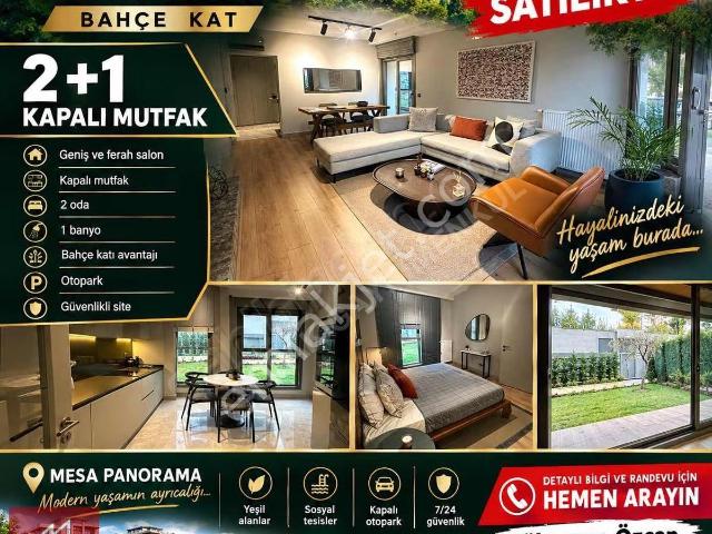 Mesa Panaroma Maltepe 2+1 Bahçe Katı Acil Satılık