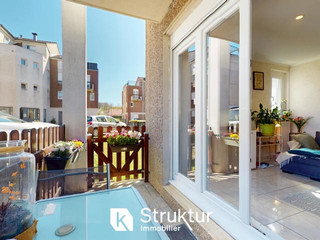 METZ: Appartement 3 pièces 67 m2 balcon garage