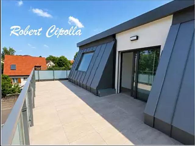 Metz 57070 Achat / Vente appartement 2 pièces t2 au dernier étage terrasse