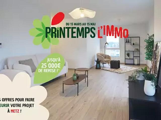 Metz 57070 Programme neuf appartement neuf à vendre t3 PTZ