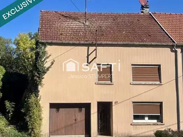 Metzing 57980 Achat / Vente maison 4 pièces t4