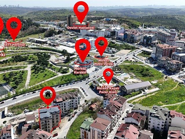 METRO, MERKEZİN TAM KALBİNDE 1+1 YERDEN ISITMALI SIFIR DAİRE