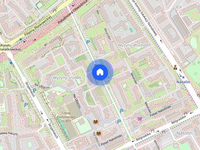 Metro Natolin | Parking | Balkon | Garderoba