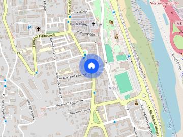 Meublé: Deux pièces de 65m² avec parking et terrasse face à la plage
