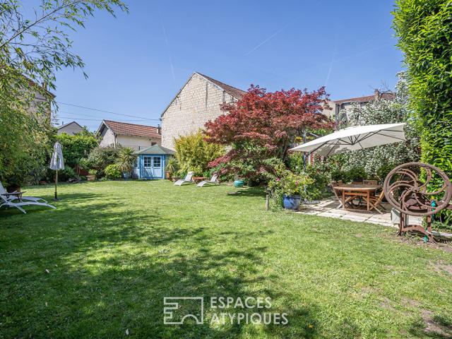 Meulière fin 19ème avec jardin et terrasse