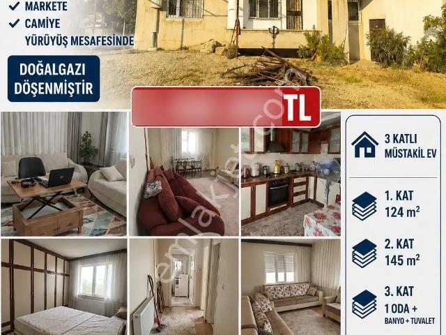 Meydan Mahallesinde Tedaş İn Yakınında 2buçuk Kat Doğalgazlı Müstakil Ev Satılık