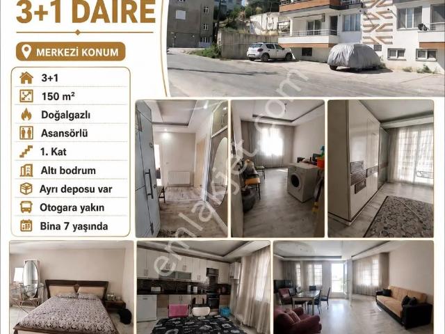 Meydan Mahallesinde 3+1 Doğalgaz Lı Asansörlü İçi Full Yapılı Satılık Daire