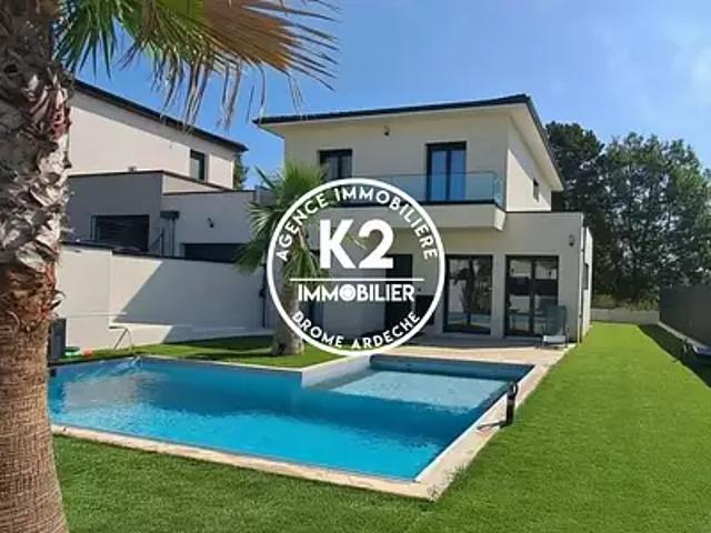 Meysse 07400 Achat / Vente maison 5 pièces t5 piscine terrasse