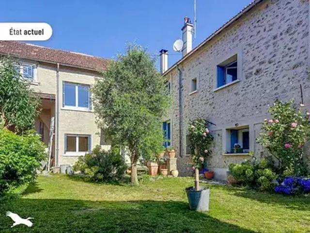 Mézières sur Seine 78970 Achat / Vente maison 9 pièces t9 au dernier étage parking