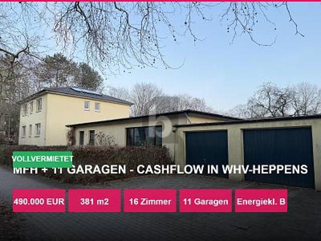 MFH + 11 GARAGEN  CASHFLOW WHV