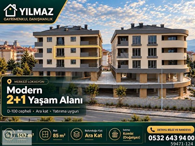 MİHENQ PROJESİNDE SIFIR 2+1 MODERN MİMARİ YENİ YAŞAM