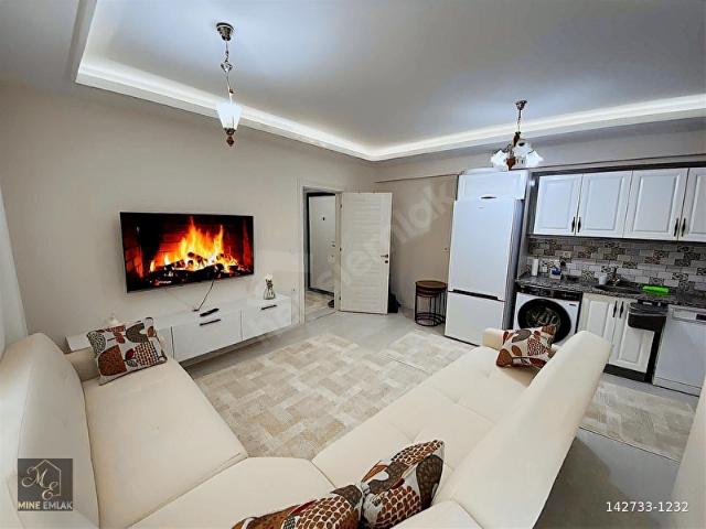 MİNE EMLAKTAN SIFIR EŞYALI SATILIK BAHÇELİ1+1 DAİRE