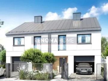Nowoczesny bliźniak 135 m2 z garażem i funkcjonalnym układem