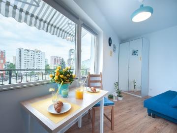 Mini Kawalerka/ Studio nr 4 z balkonem, ul.Spalinowa 11 Praga Południe