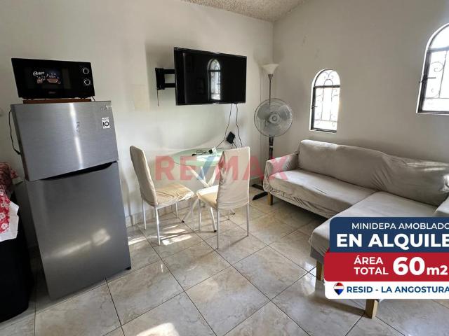 Minidepartamento Amoblado En Segundo Piso En Alquiler | Residencial La Angostura Ica
