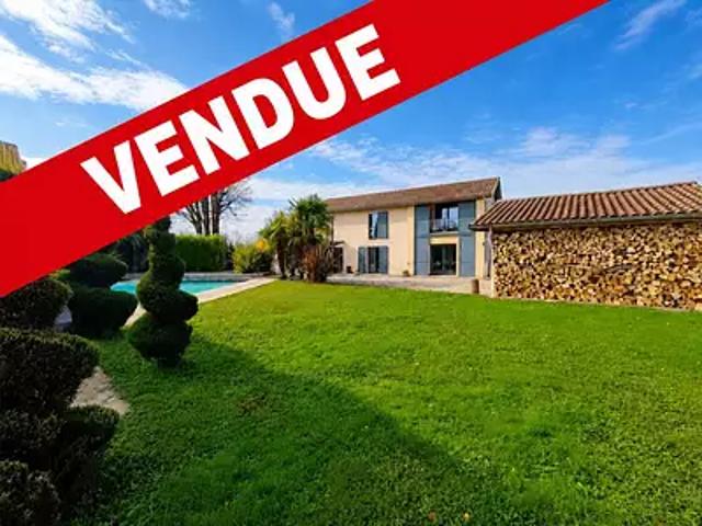 Mionnay 01390 Achat / Vente maison 6 pièces t6 piscine jardin