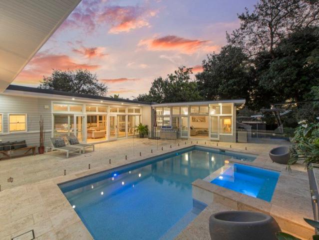 Mid century coastal retreat with flexible family living