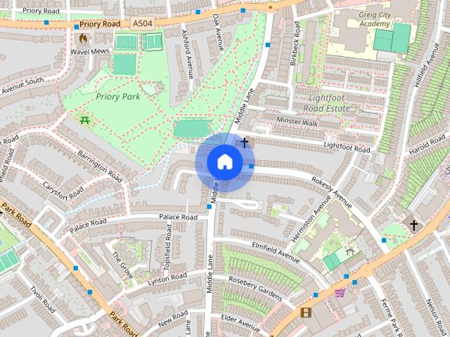 Middle Lane, Crouch End, London, United Kingdom, N8
