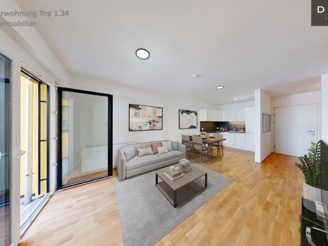 / MIETDAUER 10 JAHRE / NORD WESTSEITIG / KEIN VIS A VIS / NIEDRIGENERGIE HAUS / LEOPOLDAUERSTRASSE / DREI ZIMMER / BALKON / NEUBAU /