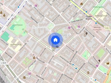 MIETE: 3 Zimmerwohnung mit EBK, Terrasse und Stellplatz in der Neustadt