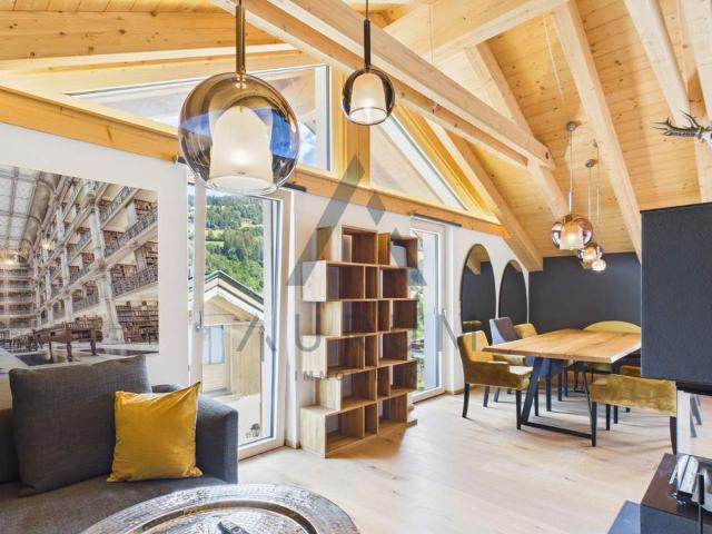 Miete: Wohnen über den Dächern von Kirchberg Vollmöblierte Haushälfte mit Hornblick & Sauna