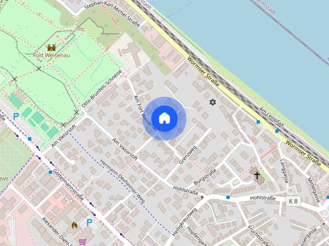 MIETE: Mainz Weisenau, Neubauwohnung, 3 Zimmer, mit Balkon, EBK und Stellplatz