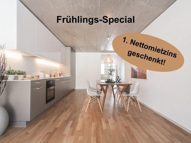 Mieten ohne Kaution: Moderne 4.5 Zimmer Wohnung in Terrassenhaus