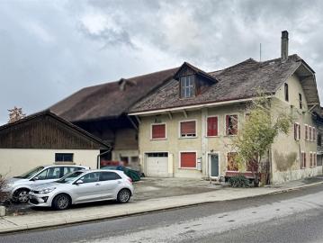 Miethaus des Dorfes Corcelles près Payerne wird umgebaut