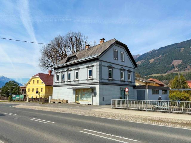 MIETWOHNHAUS MIT ZWEI WOHNUNGEN UND EINEM GESCHÄFTSLOKAL IN LENDORF NÄHE SPITTAL/DRAU VOLLVERMIETET!