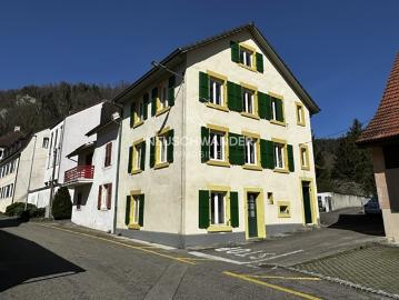 Mietwohnung zum Verkauf mit 3 Wohnungen in Soyhières