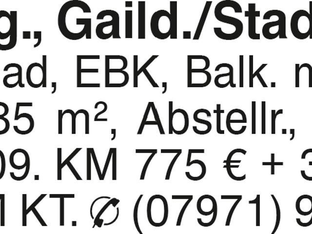 DG Whg Gaild./Stadtmitte