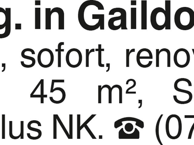 2 Zi. Whg. in Gaildorf