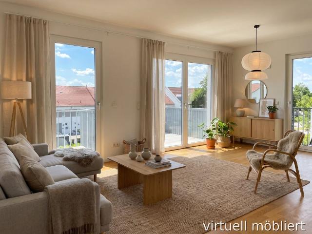Mietwohnung in Manching Helle Wohnung mit moderner Einbauküche, Balkon und Aufzug in Manching