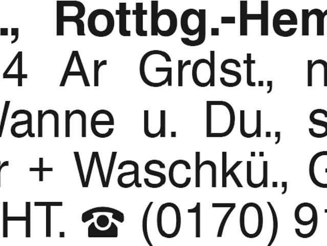 Wohnung Rottenburg