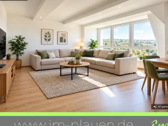 Mietwohnungen ✓ 920 € Kaltmiete ✓ 117 m² Wohnfläche ⌖ 08527 Plauen, Hegelstraße 52
