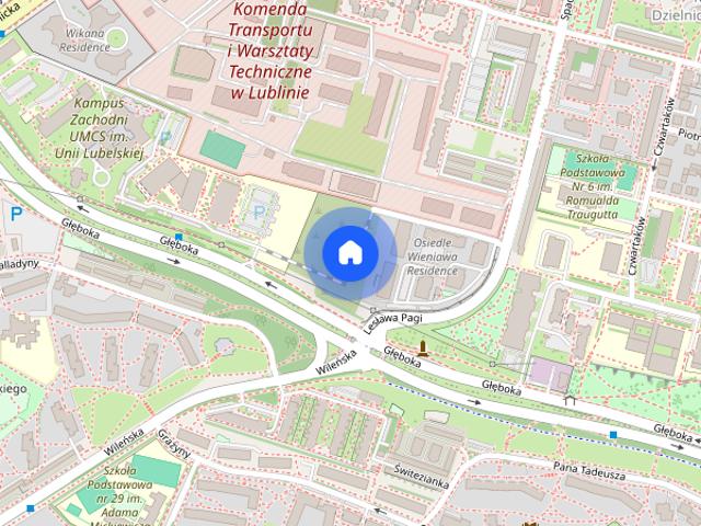 Miejsce postojowe Wieniawa Lesława Pagi 5 7 Lublin