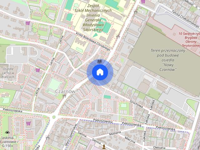 Mieszkanie na parterze z ogrodzonym parkingiem w Kielcach