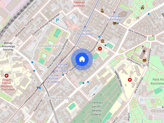 Mieszkanie na parterze z miejscem parkingowym w Chorzowie