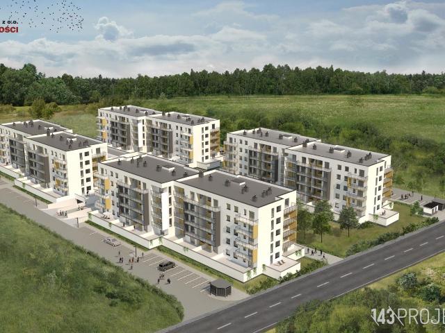 Mieszkanie na sprzedaż 3 pokoje Bolesławiec, 59,42 m2, 1 piętro