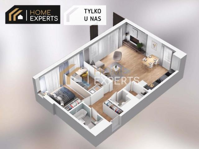 Mieszkanie na sprzedaż 3 pokoje Gdańsk Osowa, 66,04 m2, 1 piętro